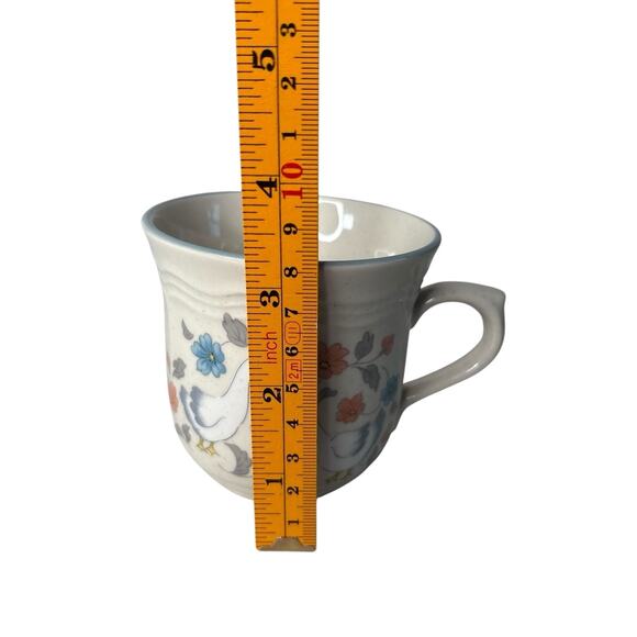 Country Classics by Action 1988 Goose Floral Cup & Saucer Set | Vintage Japan - Picture 9 of 14